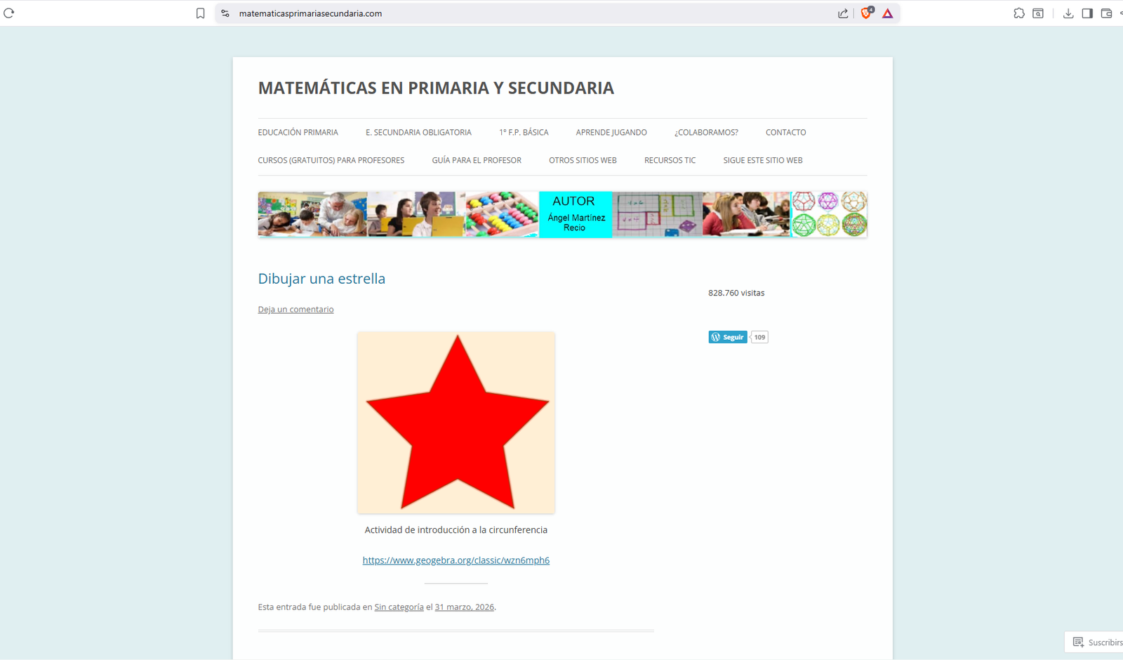 web antes